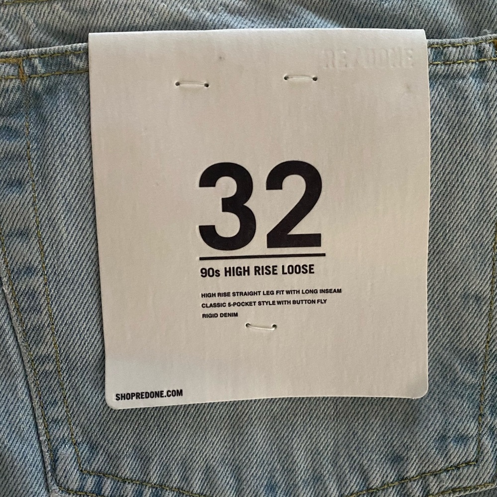 NWT RE/DONE 90’sHigh Rise Loose Jeans - Picture 5 of 7